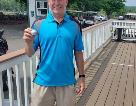 Randy Schulman hole-in-one at Pine Ridge Country Club