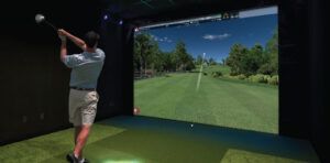 Winter Golf Simulators at Pine Ridge Country Club
