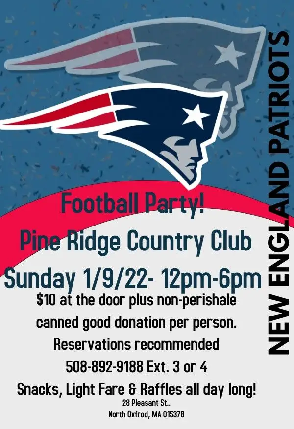 2022 New England Patriots Football Party