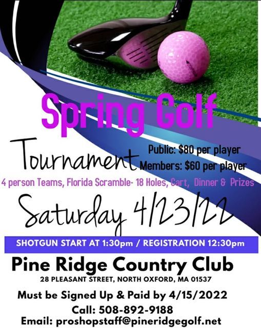 Spring Golf at Pine Ridge