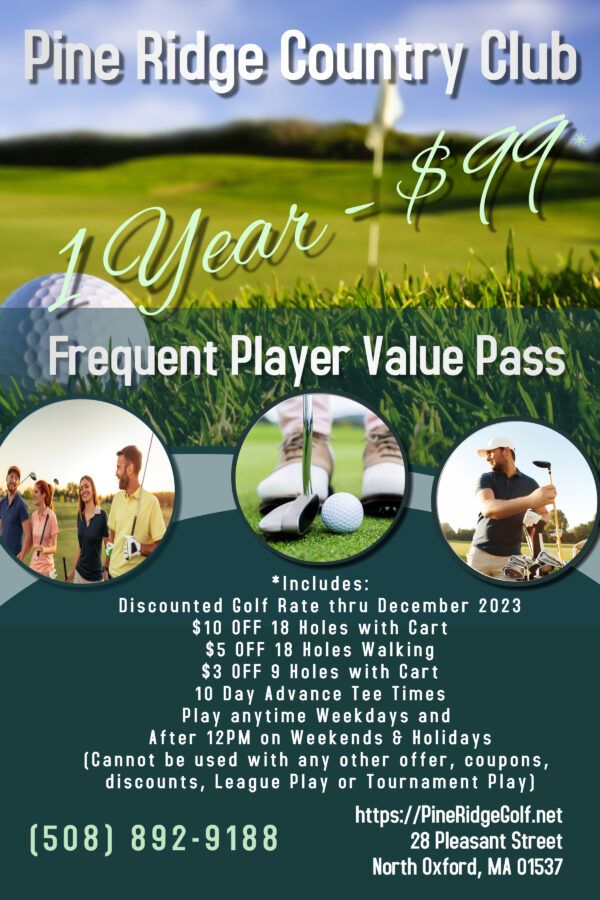 Public GOLF MA Pine Ridge Country Club