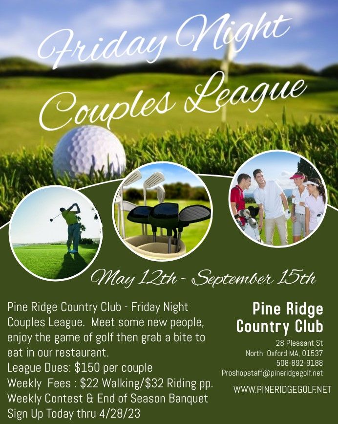 Pine Ridge Country Club Friday Night Couples League