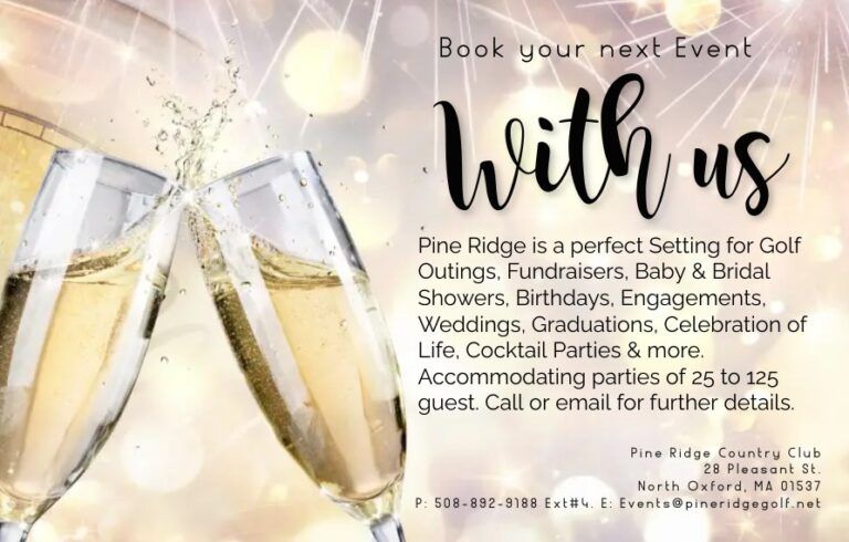 Host Your Event at Pine Ridge Country Club