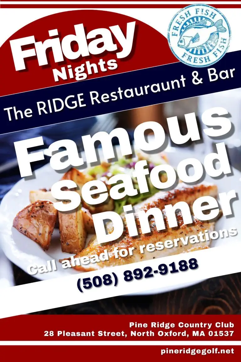 Friday Night at THE RIDGE Pine Ridge Country Club North Oxford MA