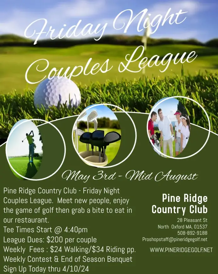 Pine Ridge Couples Golf League 2024