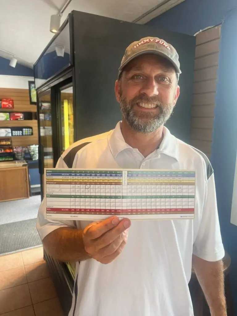 Congratulations Corey Burke on Your Hole-in-One at Pine Ridge!