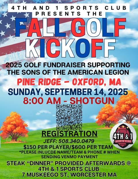 4th and 1 Sports Club FALL GOLF KICKOFF