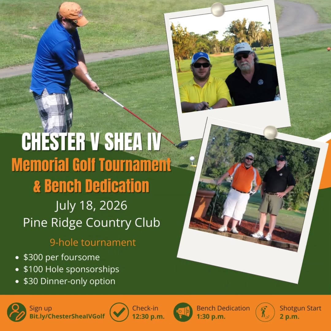 Chester V Shea IV Memorial Golf Tournament, Saturday, July 18, 2026 ...