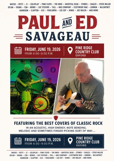 Music on the Patio Pine Ridge Country Club June 19 2026