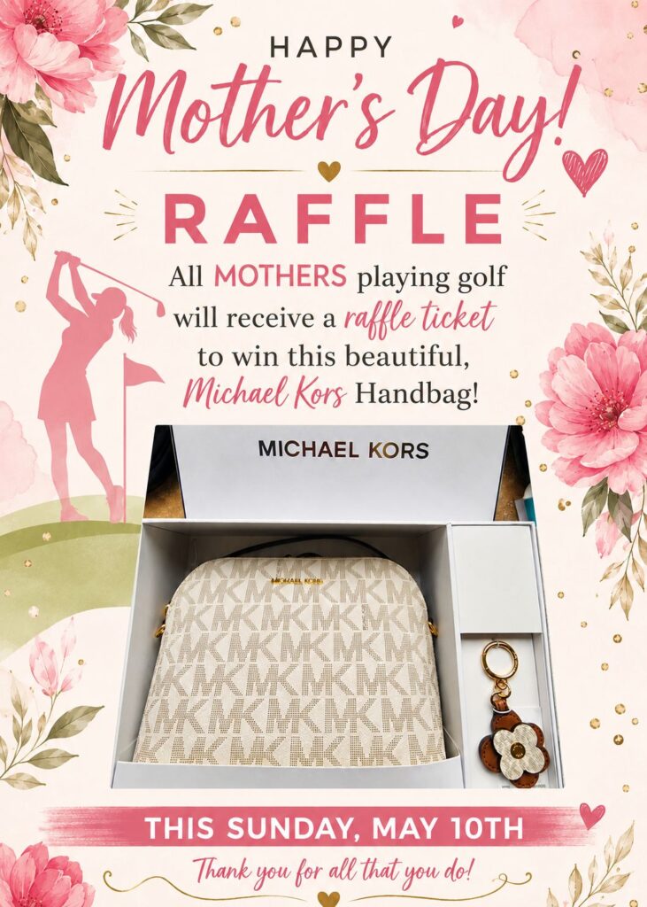 Mother's Day giveaway at Pine Ridge Country Club