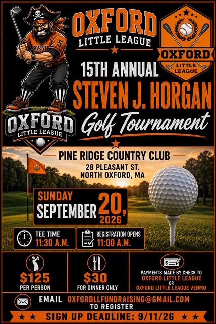 Steve J Horgan 15th Annual Golf Tournament Sunday September 20 2026